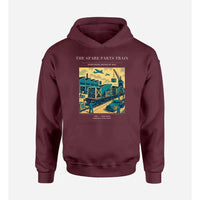 Thumbnail for VINTAGE G4527 - The Spare Parts Train - Premium Hoodie design on darkred premium