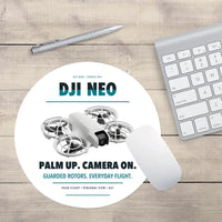 Thumbnail for DJI Neo design on white round mouse pad