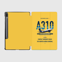 Thumbnail for Airbus A310-200 design on yellow samsung tablet tablet case