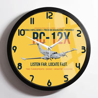 Thumbnail for RC-12X Guardrail Signals From Above design on yellow framed wall clock