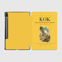 Thumbnail for Kokkola-Pietarsaari Airport (KOK) design on yellow samsung tablet tablet case