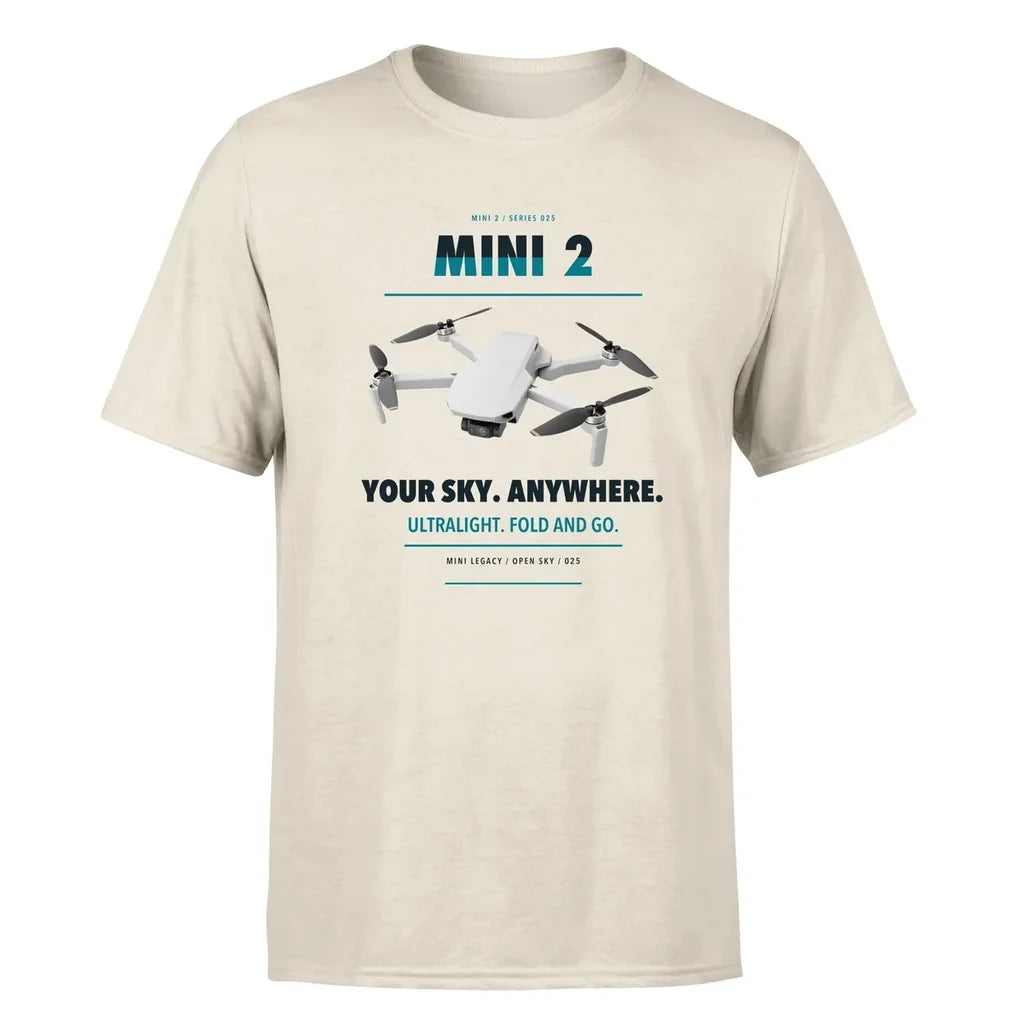 DJI Mini 2 design on beige single side