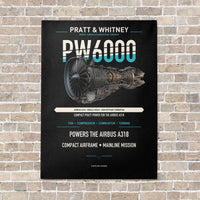 Thumbnail for PW6000 vertical canvas print - no frame - black background