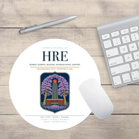Thumbnail for Robert Gabriel Mugabe International Airport (HRE) design on white round mouse pad