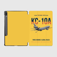 Thumbnail for KC-10A EXTENDER design on yellow samsung tablet tablet case