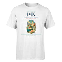 Thumbnail for Mykonos Island Airport (JMK) T-Shirt single-side front print in White | mykonos-island-airport-jmk-double-side-t-shirt
