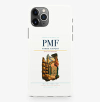 Thumbnail for Parma Airport (PMF) design on white iPhone 16 Pro MagSafe case