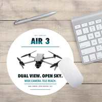 Thumbnail for DJI Air 3 design on white round mouse pad