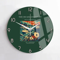 Thumbnail for VINTAGE G4078 - The Headland Light - Designed Wall Clocks design on darkgreen no-frame