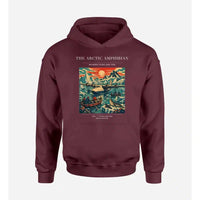 Thumbnail for VINTAGE G4076 - The Arctic Amphibian - Premium Hoodie design on darkred premium