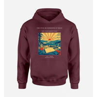 Thumbnail for VINTAGE G4500 - The Five Hundredth Sunrise - Premium Hoodie design on darkred premium