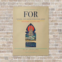Thumbnail for Fortaleza - Pinto Martins International Airport FOR - Canvas No Frame - Beige