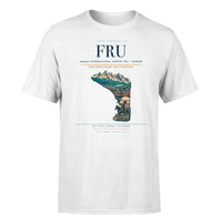 Thumbnail for Manas International Airport (FRU) T-Shirt single-side front print in White | manas-international-airport-fru-double-side-t-shirt