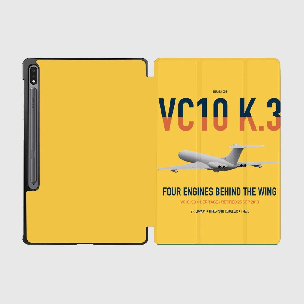 Vickers VC10 K.3 design on yellow samsung tablet tablet case
