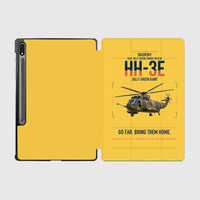 Thumbnail for Sikorsky HH-3E Jolly Green Giant design on yellow samsung tablet tablet case