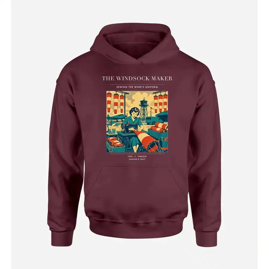 VINTAGE G4429 - The Windsock Maker - Premium Hoodie design on darkred premium