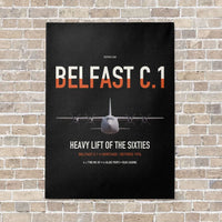 Thumbnail for Short Belfast C.1 vertical canvas print - no frame - black background