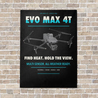 Thumbnail for Autel EVO Max 4T vertical canvas print - no frame - black background