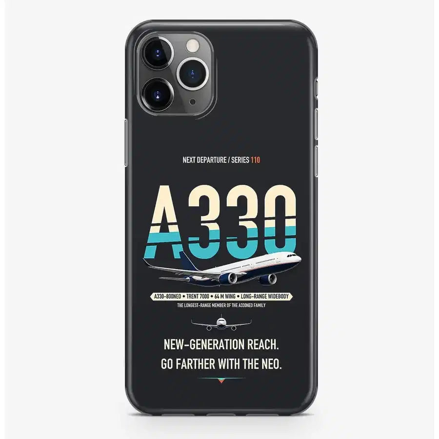 Airbus A330-800neo Case ProMax design on black iphone case promax