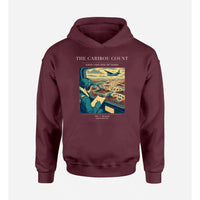 Thumbnail for VINTAGE G4198 - The Caribou Count - Premium Hoodie design on darkred premium