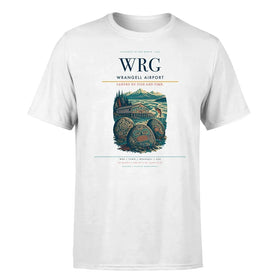 Single-Side Printing — Wrangell Airport (WRG) Double-Side T-Shirt