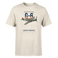 Thumbnail for Messerschmitt Bf 109G-6 design on beige t-shirt, single-side print