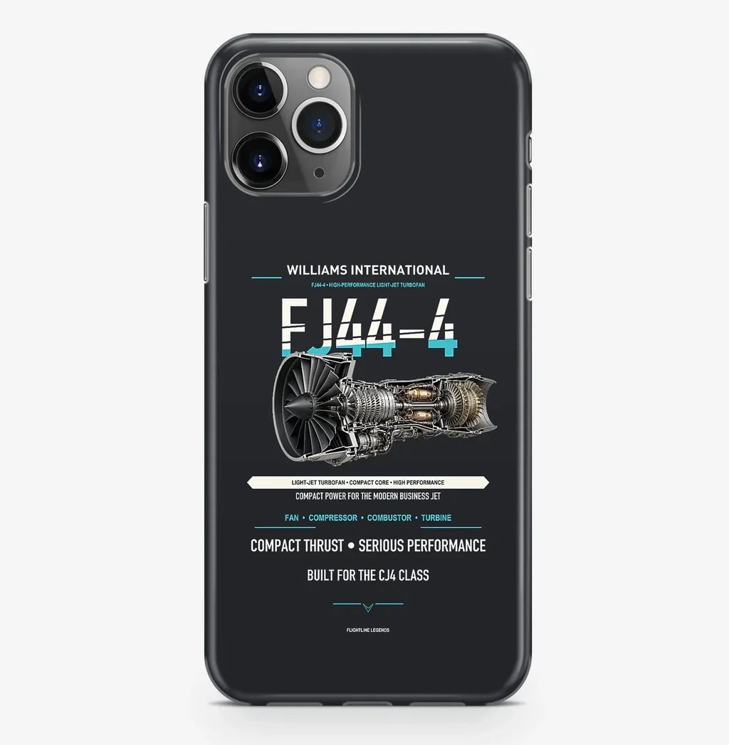 FJ44-4 Case ProMax design on black iphone case promax