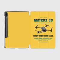 Thumbnail for DJI Matrice 30 design on yellow samsung tablet tablet case