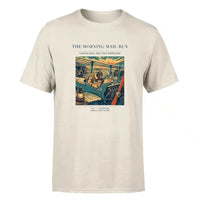 Thumbnail for VINTAGE G4146 - The Morning Mail Run - Premium T-Shirt design on beige premium t shirt