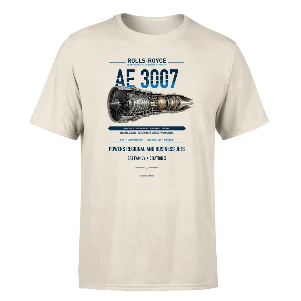 AE 3007 design on beige single side