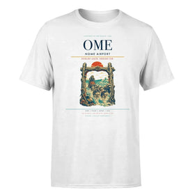 Single-Side Printing — Nome Airport (OME) Double-Side T-Shirt