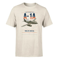 Thumbnail for Messerschmitt Me 262A-1a design on beige t-shirt, single-side print