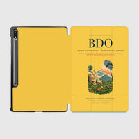 Thumbnail for Husein Sastranegara International Airport (BDO) design on yellow samsung tablet tablet case