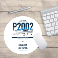 Thumbnail for Tecnam P2002 Sierra MkII design on white round mouse pad