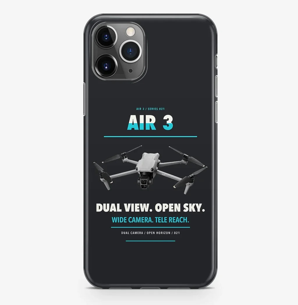 DJI Air 3 Case ProMax design on black iphone case promax