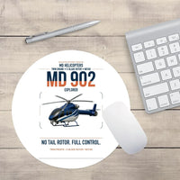 Thumbnail for MD Helicopters MD 902 Explorer design on white round mouse pad