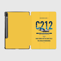 Thumbnail for CASA C-212-200 Aviocar design on yellow samsung tablet tablet case