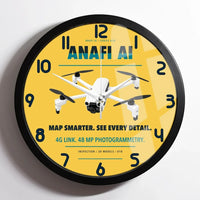 Thumbnail for Parrot ANAFI Ai design on yellow framed wall clock