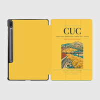 Thumbnail for Camilo Daza International Airport (CUC) design on yellow samsung tablet tablet case