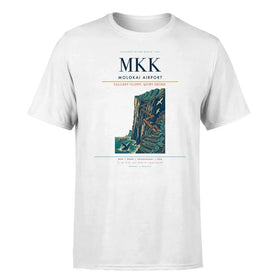 Single-Side Printing — Molokai Airport (MKK) Double-Side T-Shirt