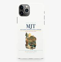 Thumbnail for Mytilene Airport (MJT) design on white iPhone 16 Pro MagSafe case