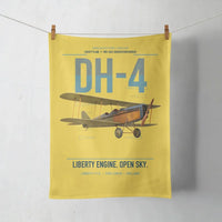 Thumbnail for Airco DH-4 Liberty Plane design on yellow towel