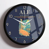 Thumbnail for Alta Airport ALF Wall-Clock Framed - Navy Blue