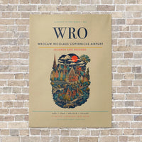 Thumbnail for Wrocaw Nicolaus Copernicus Airport WRO - Canvas No Frame - Beige