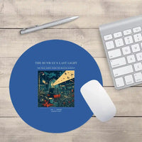 Thumbnail for VINTAGE G4425 - The Runway's Last Light - Designed Mouse Pads design on blue round