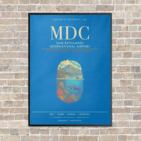 Thumbnail for Sam Ratulangi International Airport MDC - Canvas Framed - Turquoise