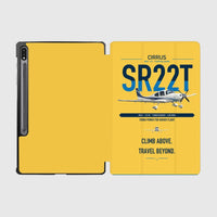 Thumbnail for Cirrus SR22T design on yellow samsung tablet tablet case