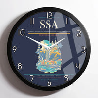 Thumbnail for Salvador - Deputado Luis Eduardo Magalhaes International Airport SSA Wall-Clock Framed - Navy Blue