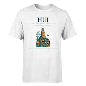 Single-Side Printing — Phu Bai International Airport (HUI) Double-Side T-Shirt