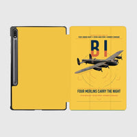 Thumbnail for Avro Lancaster B I design on yellow samsung tablet tablet case